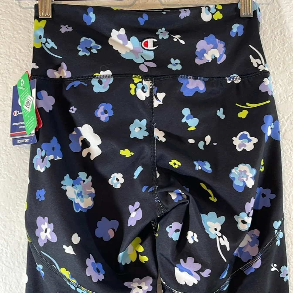 Champion Women's Sport Floral Print Knee Tight Size Small NEW - Picture 7 of 14